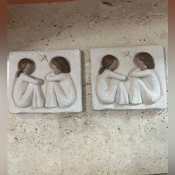 Willow Tree Other - 2- Willow Tree Friendship Plaques Demarco 2001 Susan Lodi